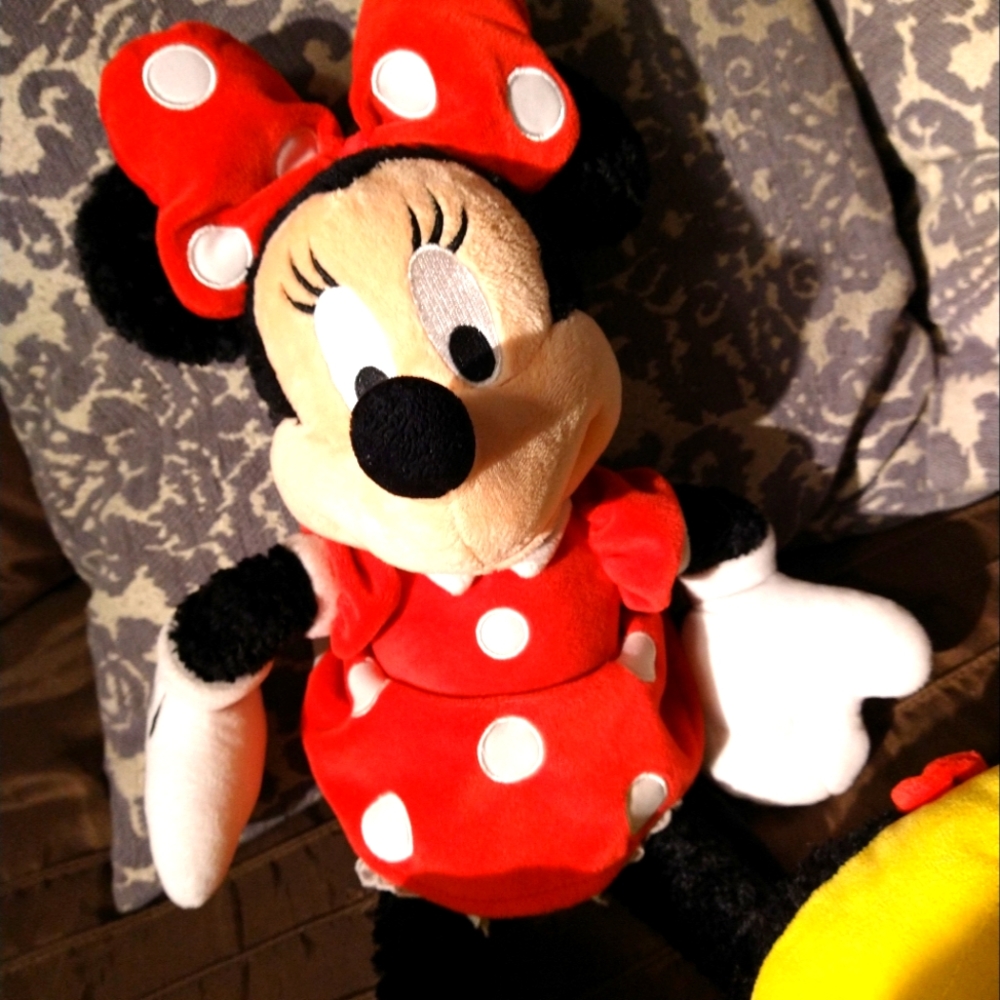 Minnie mouse plush stuffed Walt Disney bear - Picture 8 of 17